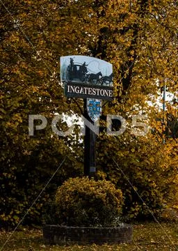 Ingatestone sign Stock Photos