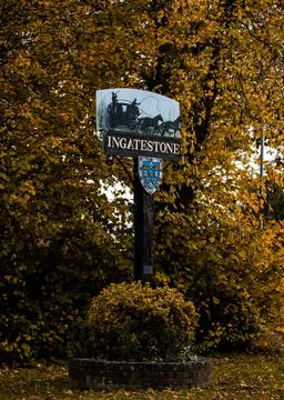 Ingatestone sign Stock Photos