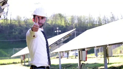 Ingeneer and bulb Stock Footage 107012291