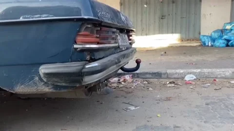 Ingenuity, imagination and garbage, the engine that keeps Gazans alive, Rafah (G Stock Footage 255391494