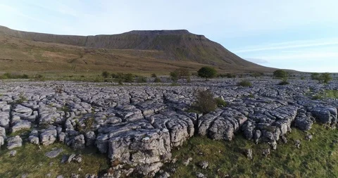 Ingleborough flight Video stock 86366750