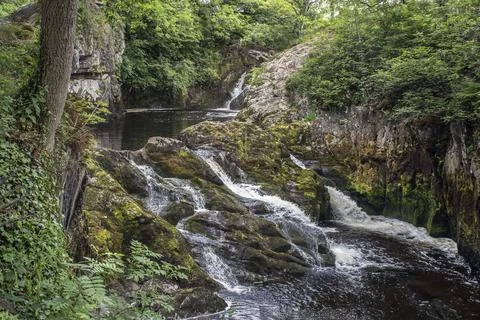 Ingleton waterfalls Fotos Stock