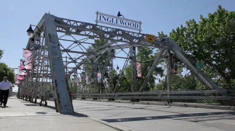 Inglewood Bridge Stock Footage 38924746
