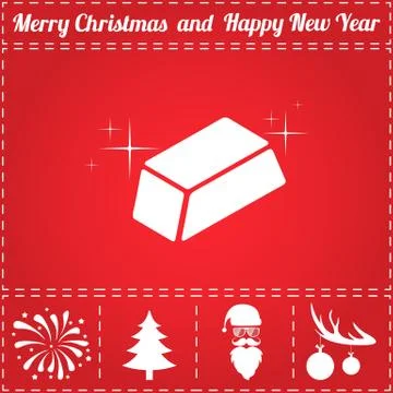 Ingot Icon Vector Ilustración de archivo