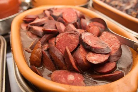 Ingredient of Feijoada 스톡 사진