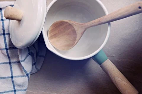 Ingredient in the kitchen with sunlight from the window. Stock Photos