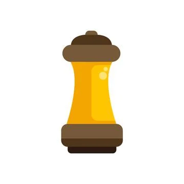 Ingredient mill grinding pepper spices seasoning food Stock Illustration