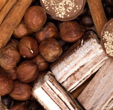 Ingredients background Stock Photos