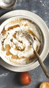 Ingredients for baking a cake Stock Photos