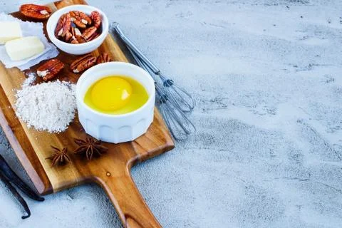 Ingredients for baking Stock Photos