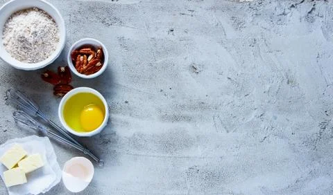 Ingredients for baking Stock Photos