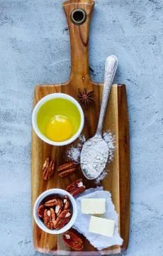Ingredients for baking Stock Photos