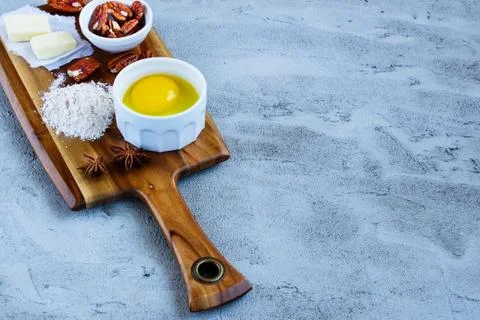 Ingredients for baking Stock Photos