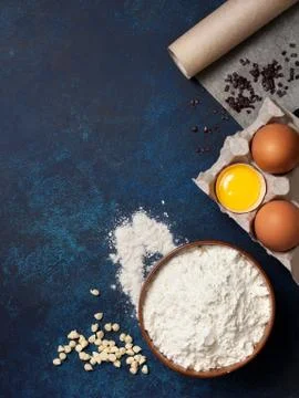 Ingredients for baking Stock Photos