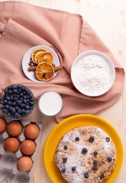 Ingredients for baking Foto stock