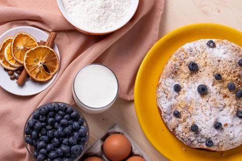 Ingredients for baking Stock Photos