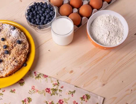 Ingredients for baking Stock Photos