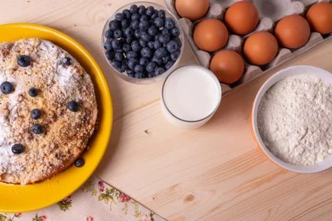 Ingredients for baking Stock Photos