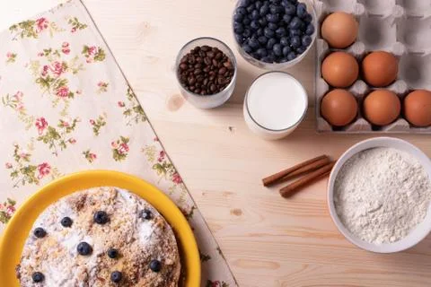 Ingredients for baking Stock Photos