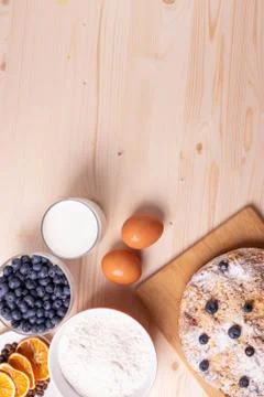 Ingredients for baking Foto stock