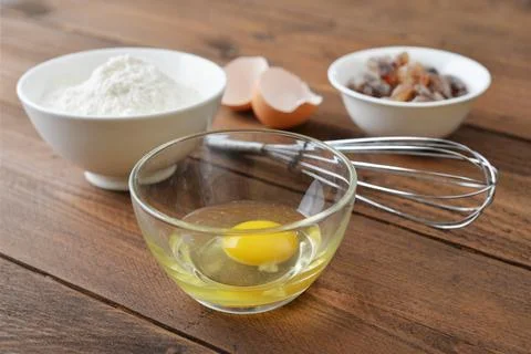 Ingredients for baking Foto stock