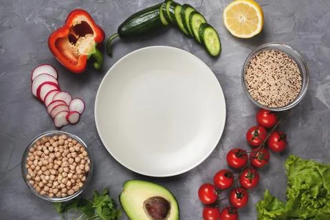 Ingredients for bowl buddha Stock Photos