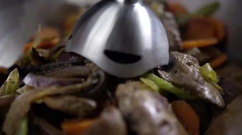 Ingredients in a bowl Stock Footage 64692370