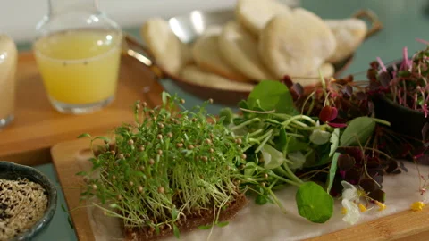 Ingredients for cooking in the kitchen Stock Footage 136998855