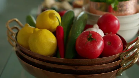 Ingredients for cooking in the kitchen Stock Footage 136998892