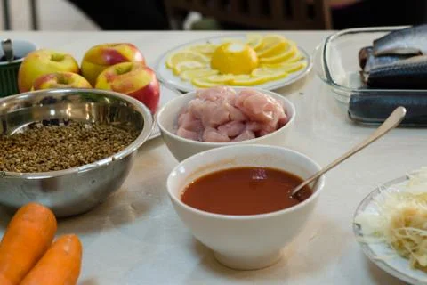Ingredients for cooking. Foto stock