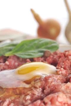 Ingredients for  cutlet Stock Photos