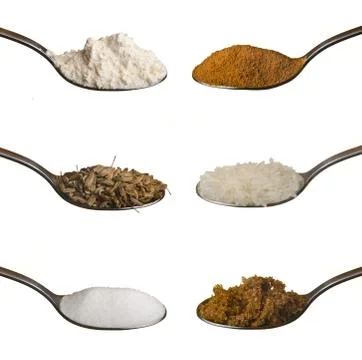 Ingredients isolated Stock Photos