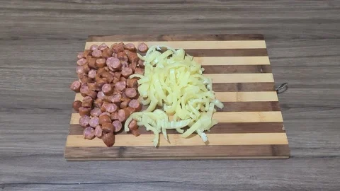 Ingredients For Making Pizza Vídeo Stock 164659304