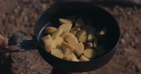 Ingredients In A Mini Pot 스톡 동영상 105262434