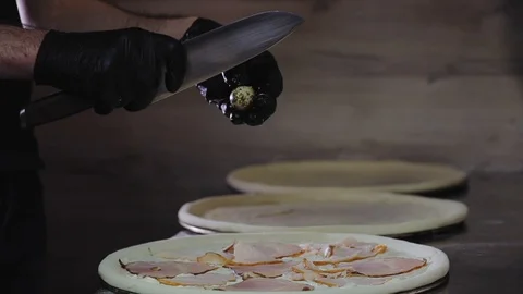 Ingredients for pizza Stock Footage 100364464