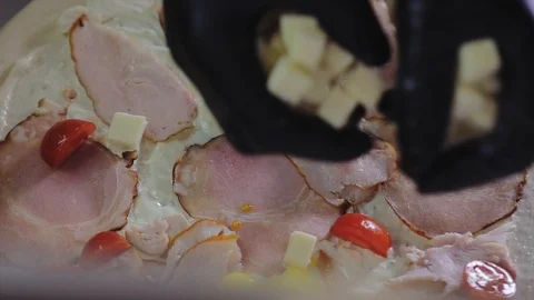 Ingredients for pizza Stock Footage 100364488