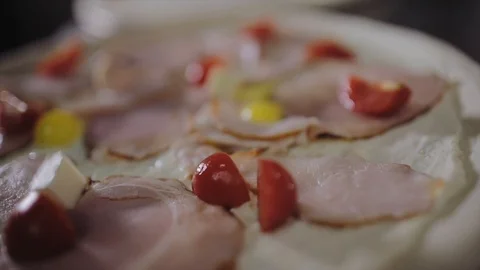 Ingredients for pizza Stock Footage 100364490