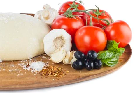 Ingredients for pizza Stock Photos