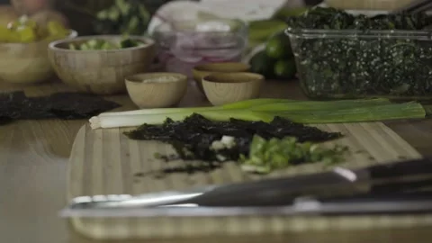 Ingredients Rack Focus Stock Footage 136629588