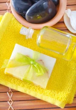 Ingredients for spa Stock Photos