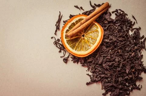 Ingredients for tea. Foto stock