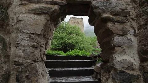 Ingushetia, ancient city Eghikal Stock Footage 81269894