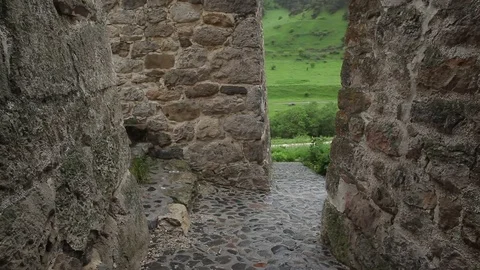 Ingushetia, ancient city Eghikal Stock Footage 81270895