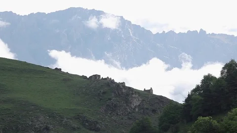 Ingushetia Mountains 스톡 동영상 81063705