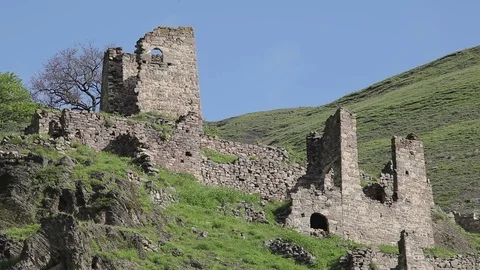 Ingushetia Mountains Stock Footage 81064347