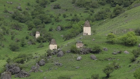 Ingushetia Mountains Stock Footage 81173220