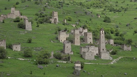 Ingushetia Mountains Stock Footage 81173239