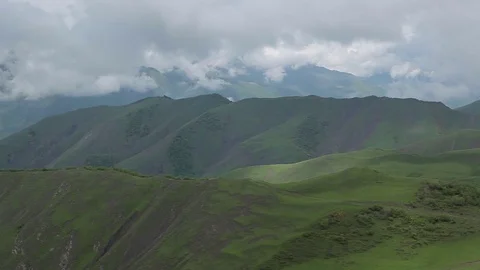 Ingushetia Mountains Stock Footage 81198593