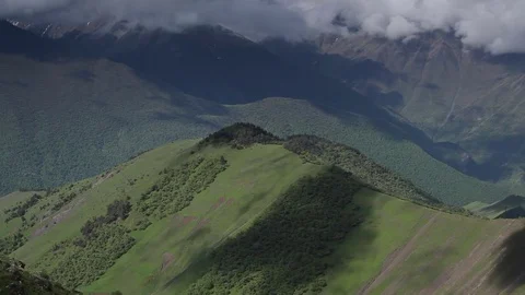 Ingushetia Mountains Stock Footage 81202245