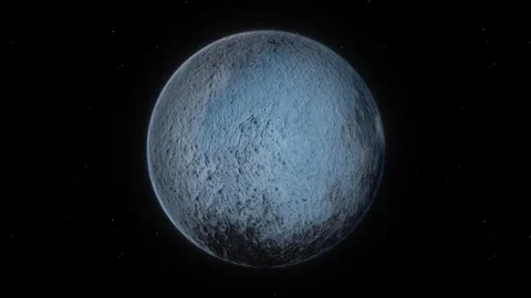 Inhabitable Permafrost Exoplanet Seamless Loop Stock-Footage 287464829